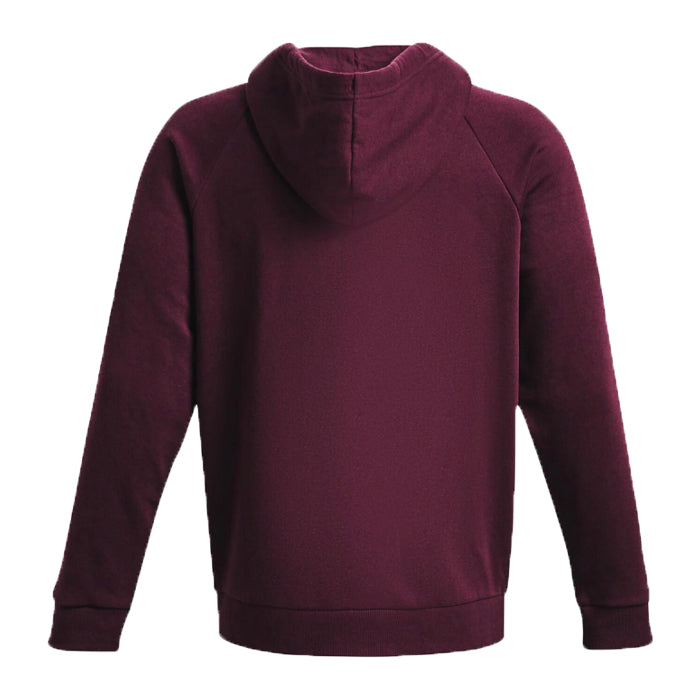 Under-Armour-Rival-Fleece-FZ-Hoodie-Dark-Maroon-Abbigliamento-Tempo-Libero-Uomo