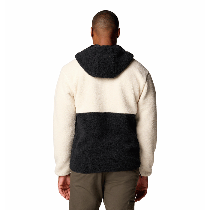 Uomo-Backbowl_-II-Remastered-Full-Zip-Hoodie-Chalk_Black-Pile-in-Sherpa-Columbia-2090801191