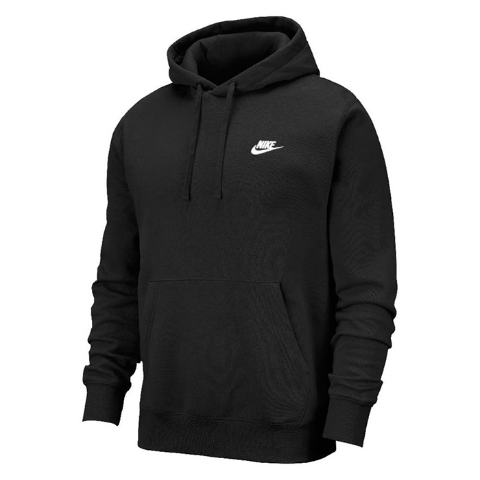 Uomo-Black-Felpa-con-cappuccio-Nike-Club-Fleece-BV2645-010