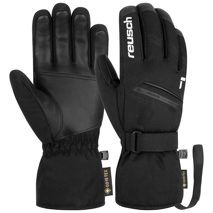 Uomo-Guanti-Da-sci-MORRIS-GORE-TEX-Nero-Reusch-62-01-375-7701