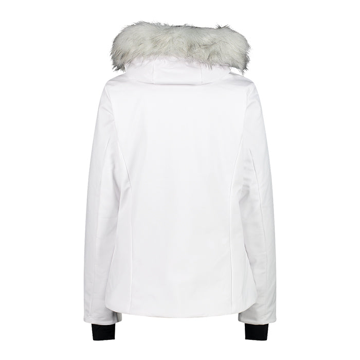 gellisport Women\'s Zip esquí blanca Jacket para de Jacket Woman Hood – chaqueta CMP
