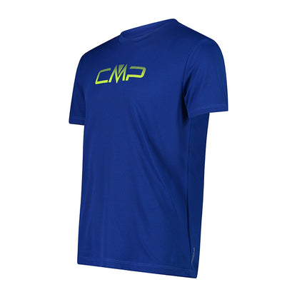 T-Shirt girocollo con logo Electric Blue CMP T-shirt da Trekking Uomo 805715393