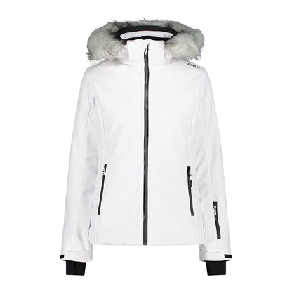 CMP Women's Jacket Woman Jacket Zip Hood chaqueta de esquí blanca para mujer 8059342462