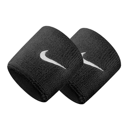 Polsini-Tennis-Nike-Swoosh-Wristbands-Black-White-Accessori-Tennis