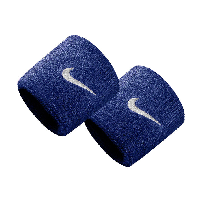 Polsini-Tennis-Nike-Swoosh-Wristbands-Royal-Blue-White-Accessori-Tennis