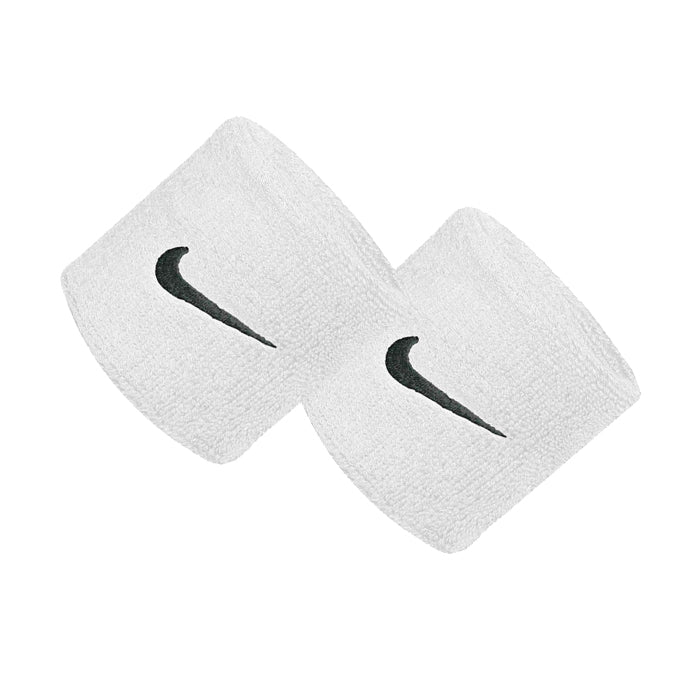 Polsini-Tennis-Nike-Swoosh-Wristbands-White-Black-Accessori-Tennis