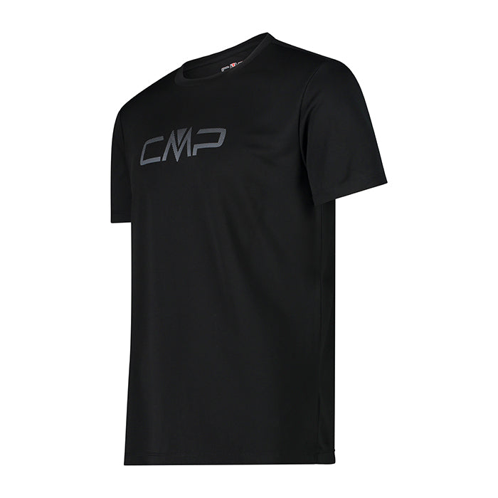 T-Shirt girocollo con logo CMP Nero T-shirt da Trekking Uomo 805638154
