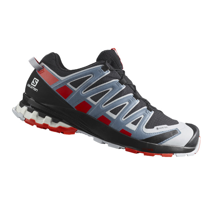 XA-PRO-3D-v8-GTX-Salomon-Black-Fiery-Red-Faded-Denim-Scarpa-da-Trail-Running-Uomo